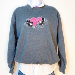 Vintage Artisans Apparel Double Collar Grandma Core Sweatshirt